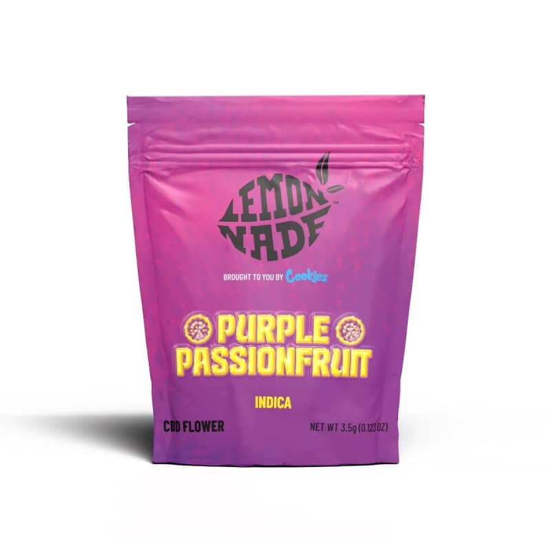 PURPLE PASSIONFRUIT FLEUR CBD LEMONADE BY COOKIES® | Sixty8