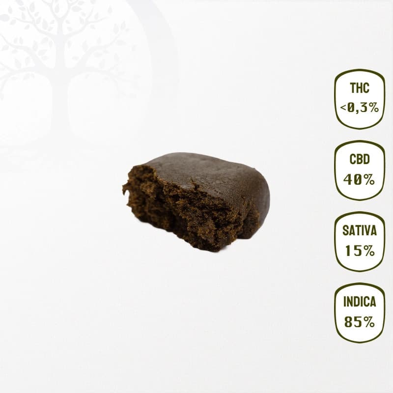 Résine 40 % CBD Black Mamba